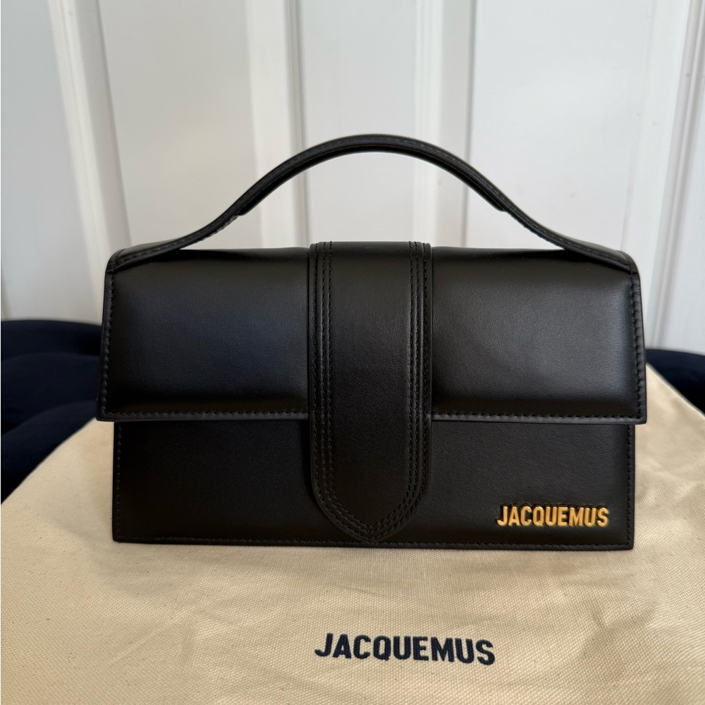 SOLD!!! Jacquemus Black Leather Le Grand Bambino
